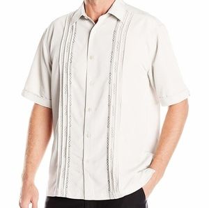 CUBAVERA Geo stitch shirt